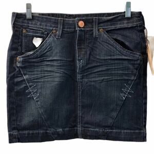 4 Stroke Jeans denim skirt in Hammersmith style
